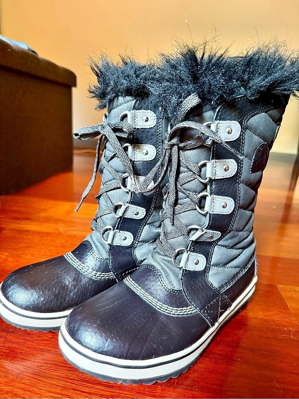 Sorel Joan of Arctic Waterproof Winter Boots Black